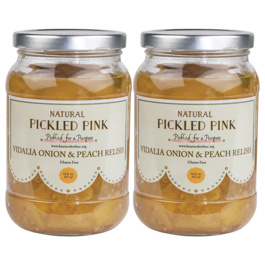 Pickled Pink Vidalia Onion & Peach Relish 2-Pack