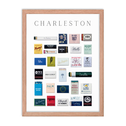 Charleston Matchbox Framed Print