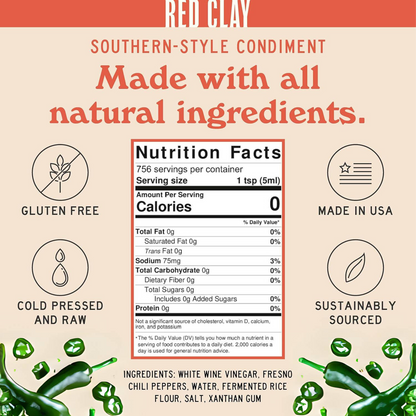 Red Clay Verde Southern Hot Sauce & Marinade