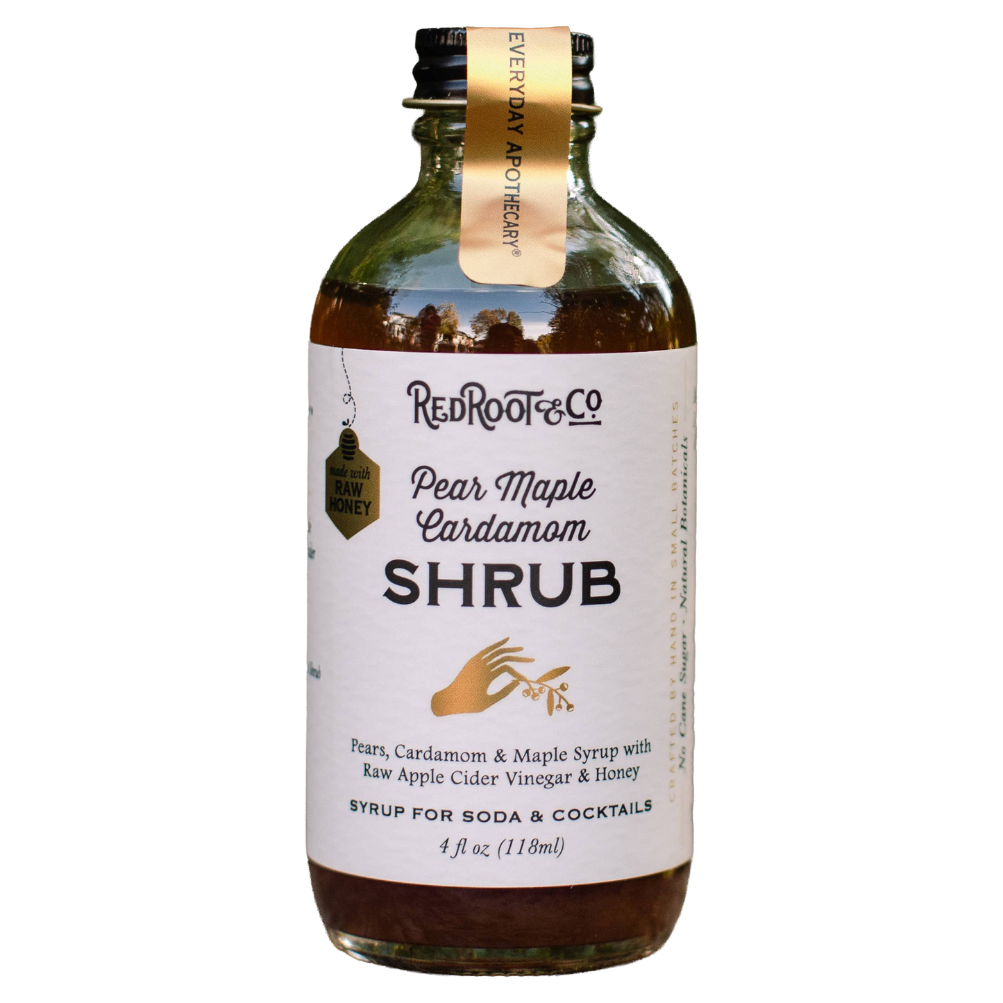Red Root Pear Maple Cardamom Shrub Mixer