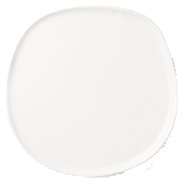 Haand Ripple Dinner Plate in White