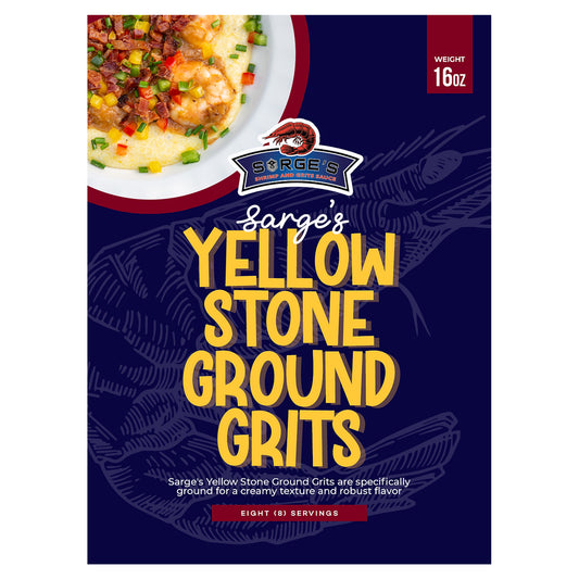 Sarge's Sauce Yellow Stone Ground Grits Bag