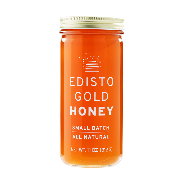 11-ounce bottle of Edisto Gold's All natural honey