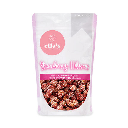 Ella's Popcorn Strawberry Hibiscus Pop