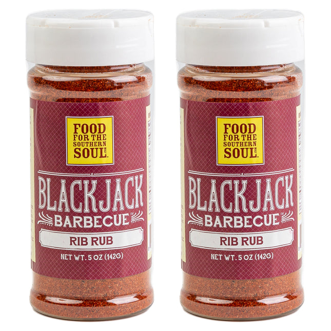BlackJack Barbecue Rib Rub 2-pack - The Local Palate Marketplace℠